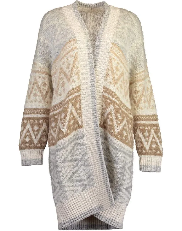 Jacquard Midi Opera Cardigan