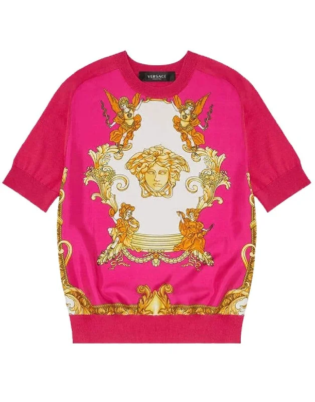 Medusa Renaissance Print Insert Sweater