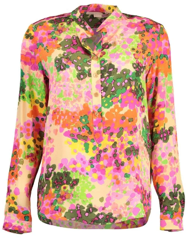 Floral Print Eva Silk Shirt