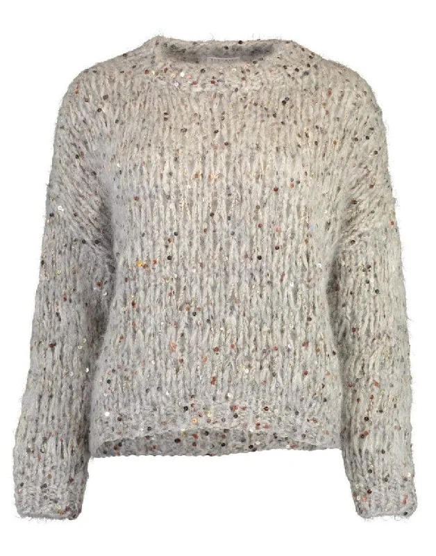 Sparkle Tweed Pullover Top