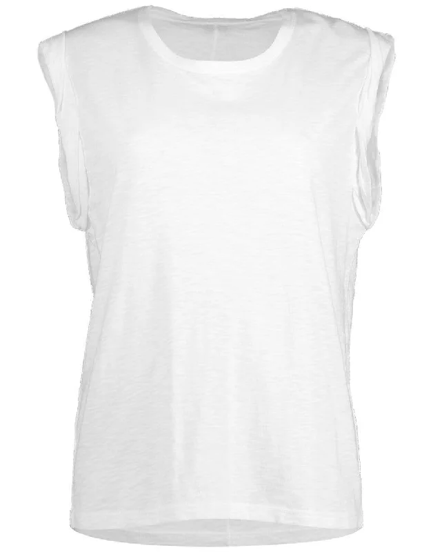 White Dree Muscle Tee