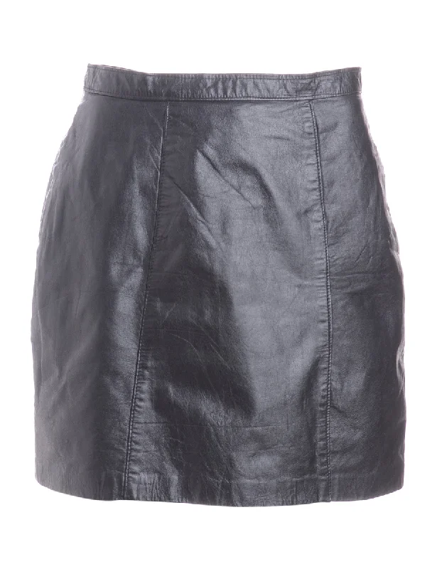 Label Roxy Mini Leather Skirt