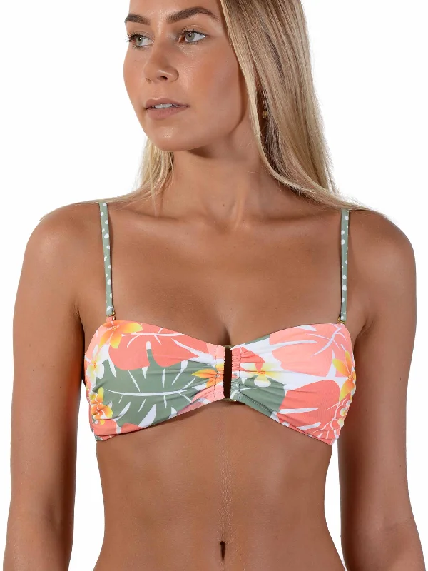 Jungle Jive Bandeau Bikini Top