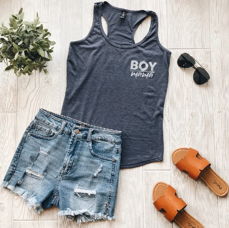 Boy Mama • Racerback Tank