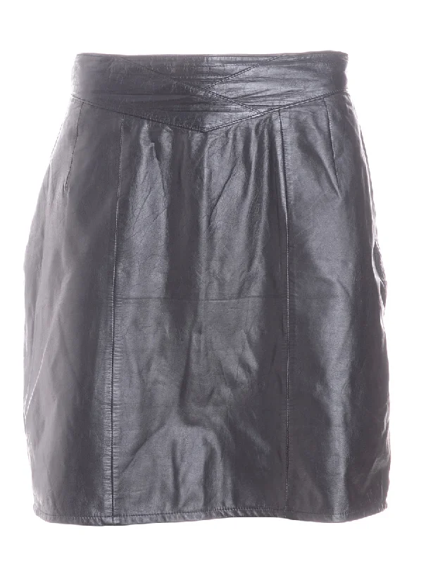 Label Roxy Mini Leather Skirt