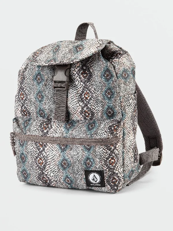 Volcom Stone Drawstring Backpack - Animal Print