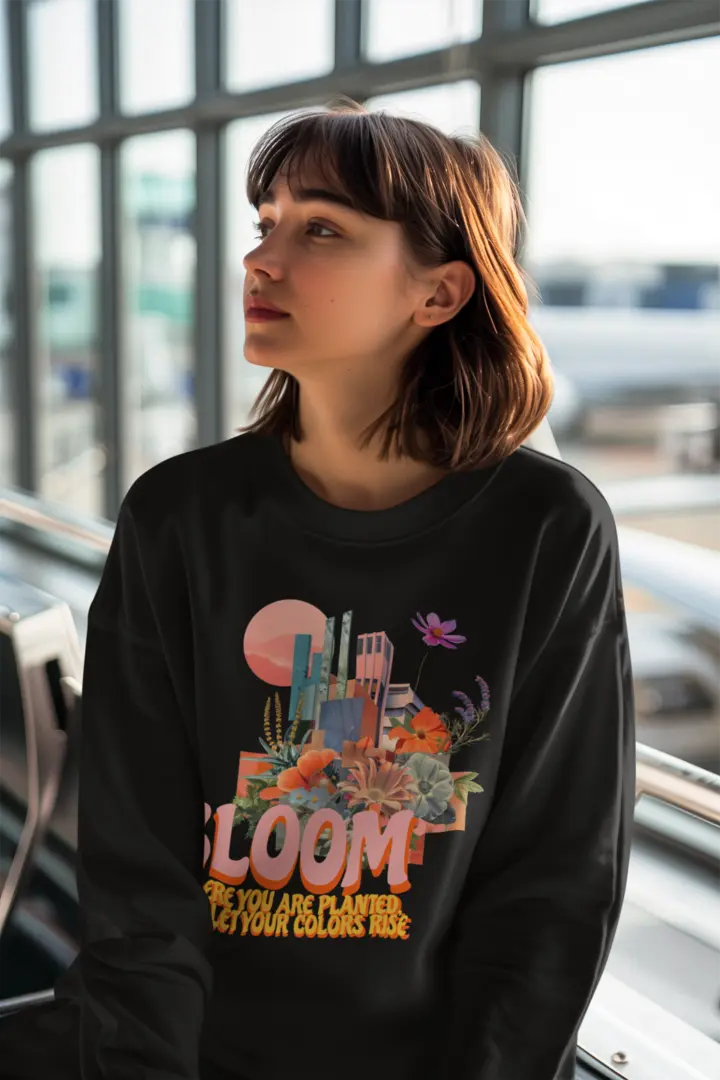 Bloom Crewneck Mixed Cotton