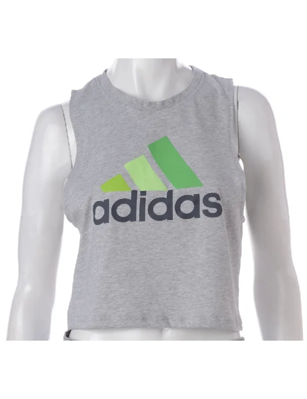 Label Polly Cropped Sports T Vest