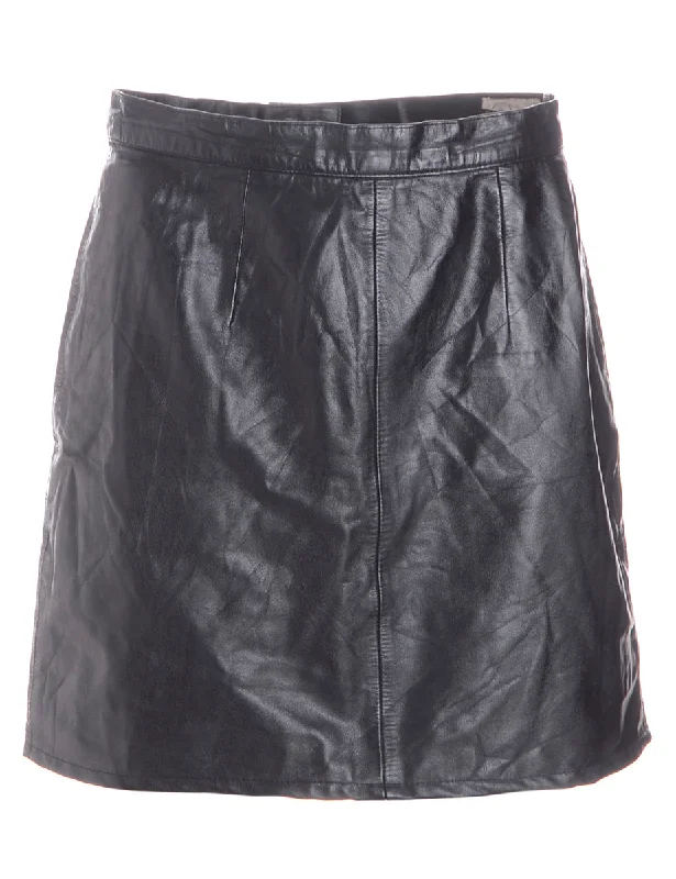 Label Roxy Mini Leather Skirt