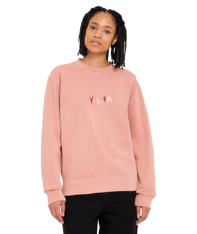 Spikstone Crew Sweatshirt in Mauve Rose