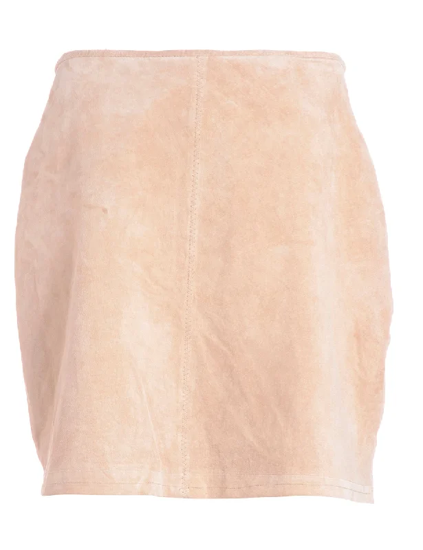 Label Robyn Suede Skirt