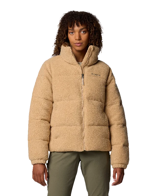 Puffect Sherpa Fleece Jacket in Canoe