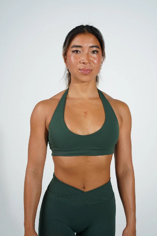 ELEVATE CROP - FOREST GREEN