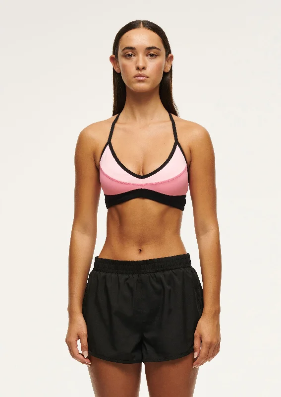 OVERLAND 2 SPORTS BRA IN PINK LEMONADE