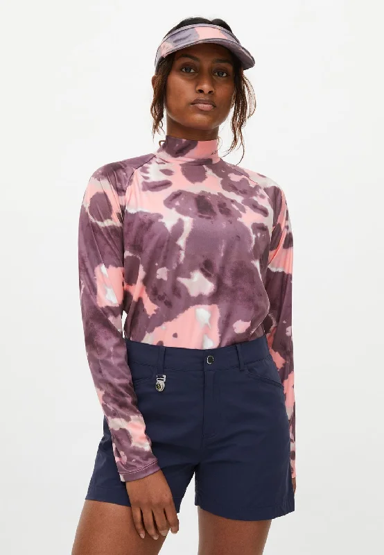 SIZE XXS - ROHNISCH Addison Printed Long Sleeve Base Layer Rose Blur