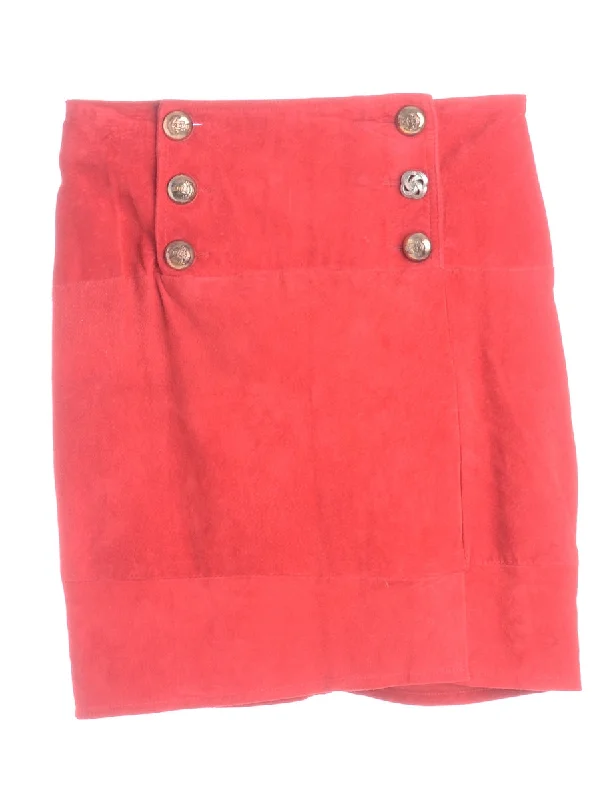 Label Robyn Suede Skirt