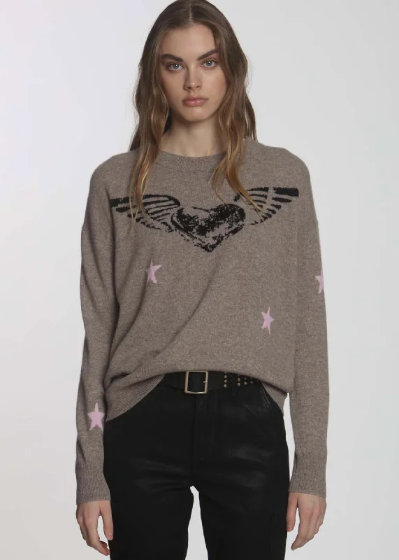 L+T Winged Heart Sweater