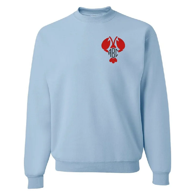 Monogrammed Lobster Crewneck Sweatshirt