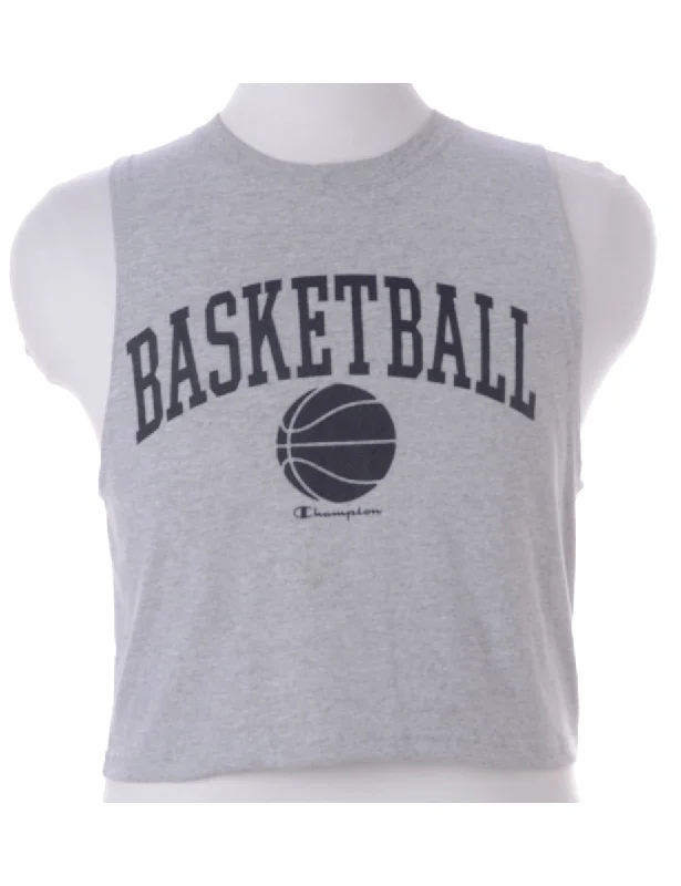 Label Polly Cropped Sports T Vest