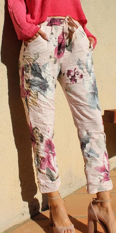 Orchidea Tie-Waist Pants