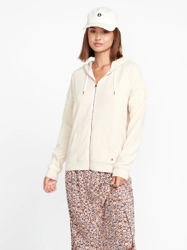 Lived in Lounge Zip Jacket - Cream