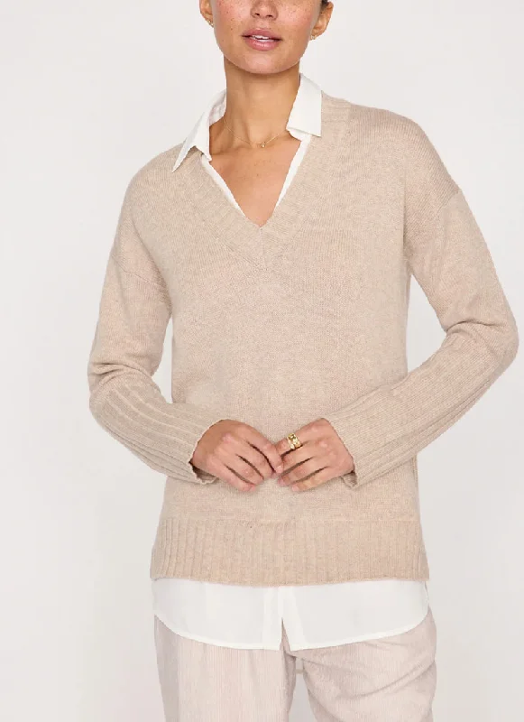 The Tatum Layered V-Neck Looker