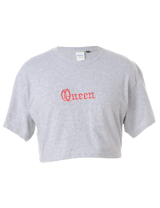 Label Queen Crop T-shirt