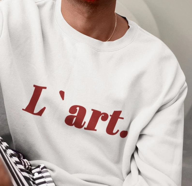 L'art Crewneck Mixed Cotton