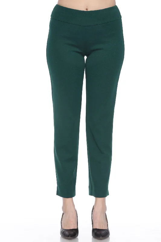 Joseph Ribkoff Absolute Green Pull On Slim Ankle Pants 243745