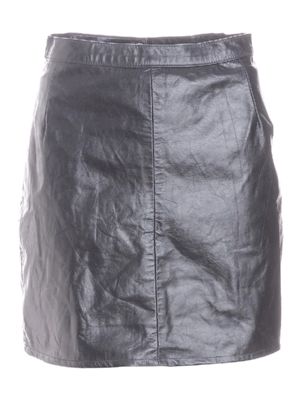 Label Roxy Mini Leather Skirt