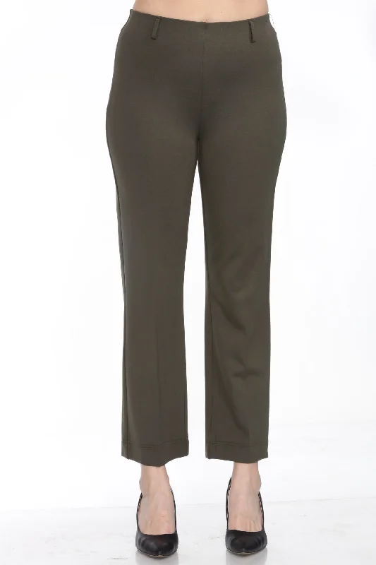 Joseph Ribkoff High Rise Straight Ankle Trouser Pants 243049