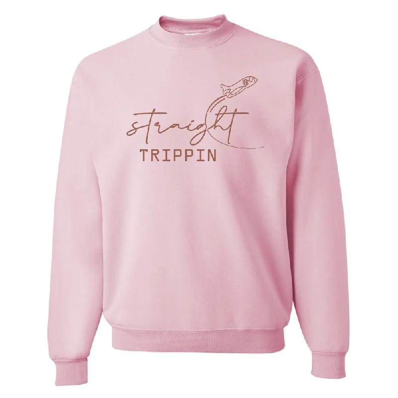 Monogrammed 'Straight Trippin' Crewneck Sweatshirt