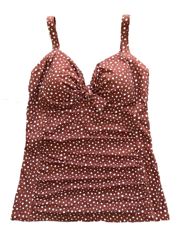 Kokomo Cinnamon D-E Ruche Singlet Bikini Top