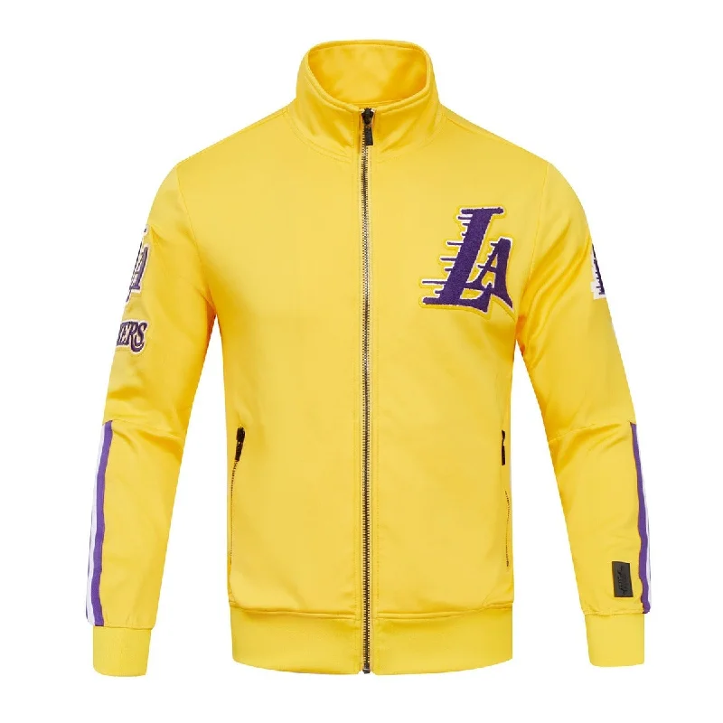 NBA LOS ANGELES LAKERS CLASSIC MEN'S TRACK JACKET (YELLOW)